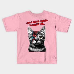 OG CAT - This Is Ground Control to Moggy Tom Kids T-Shirt
